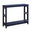 Omega Console Table, Cobalt Blue - Convenience Concepts