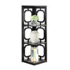 Omega 3 Tier Corner Bookcase, Black - Convience Concept, Inc.