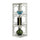Omega 3 Tier Corner Bookcase, White - Convience Concept, Inc.