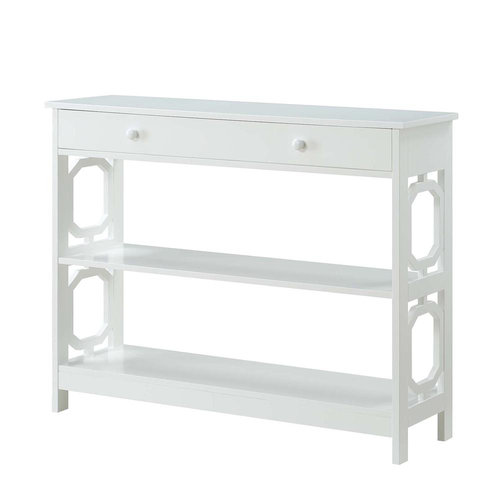 Omega 1 Drawer Console Table - Convience Concept, Inc.