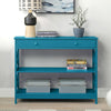 Oxford 1 Drawer Console Table with Shelves - Convience Concept, Inc.