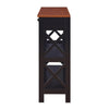 Oxford 1 Drawer Console Table with Shelves - Convience Concept, Inc.