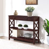 Oxford 1 Drawer Console Table with Shelves - Convience Concept, Inc.