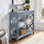 Oxford 1 Drawer Console Table with Shelves - Convience Concept, Inc.