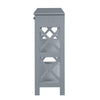 Oxford 1 Drawer Console Table with Shelves - Convience Concept, Inc.