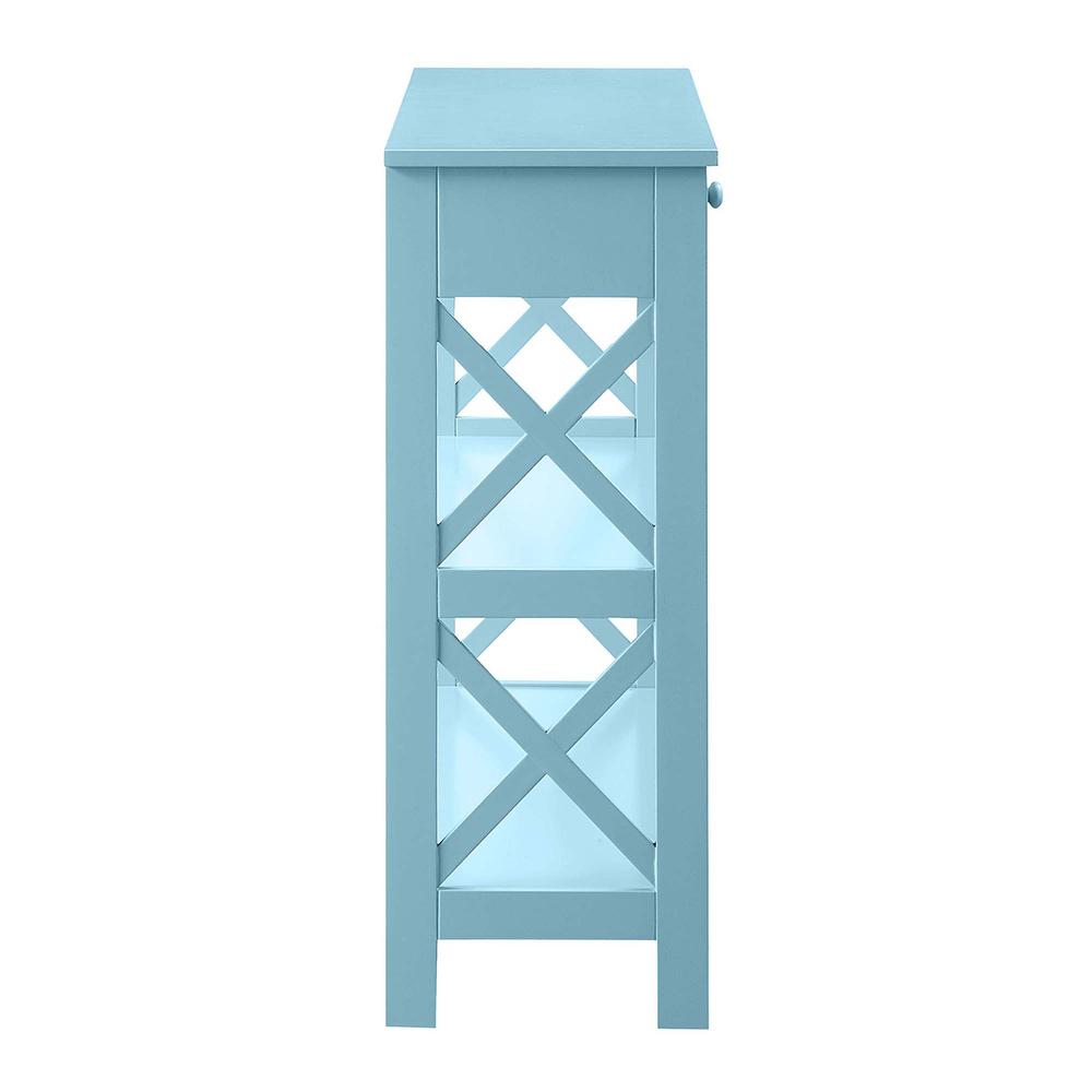 Oxford 1 Drawer Console Table with Shelves - Convience Concept, Inc.