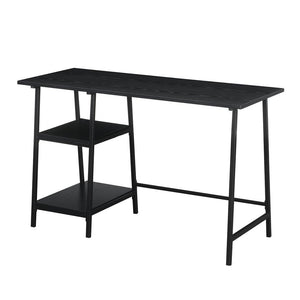 Designs2Go Trestle Wood Metal Desk with Removable Shelves - Convenience Concepts