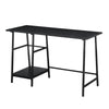 Designs2Go Trestle Wood Metal Desk with Removable Shelves - Convenience Concepts