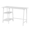 Designs2Go Trestle Wood Metal Desk with Removable Shelves - Convenience Concepts