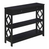 Diamond 1 Drawer Console Table - Convience Concept, Inc.