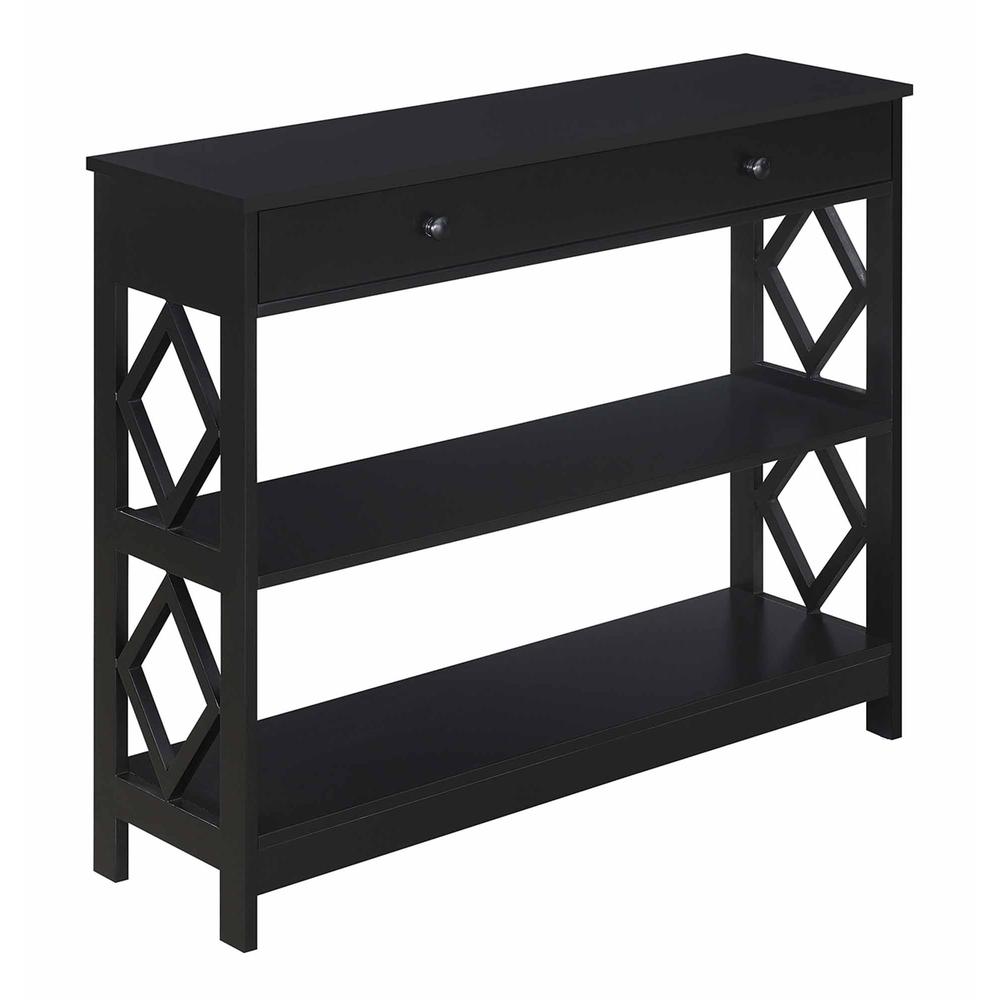 Diamond 1 Drawer Console Table - Convience Concept, Inc.