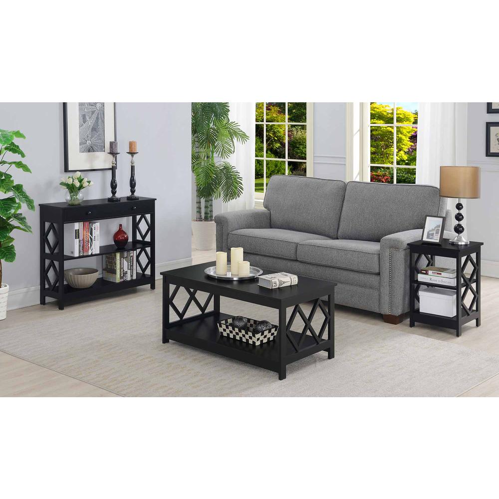 Diamond 1 Drawer Console Table - Convience Concept, Inc.