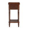 French Country Khloe 1 Drawer Accent Table with Shelf - Convenience Concepts