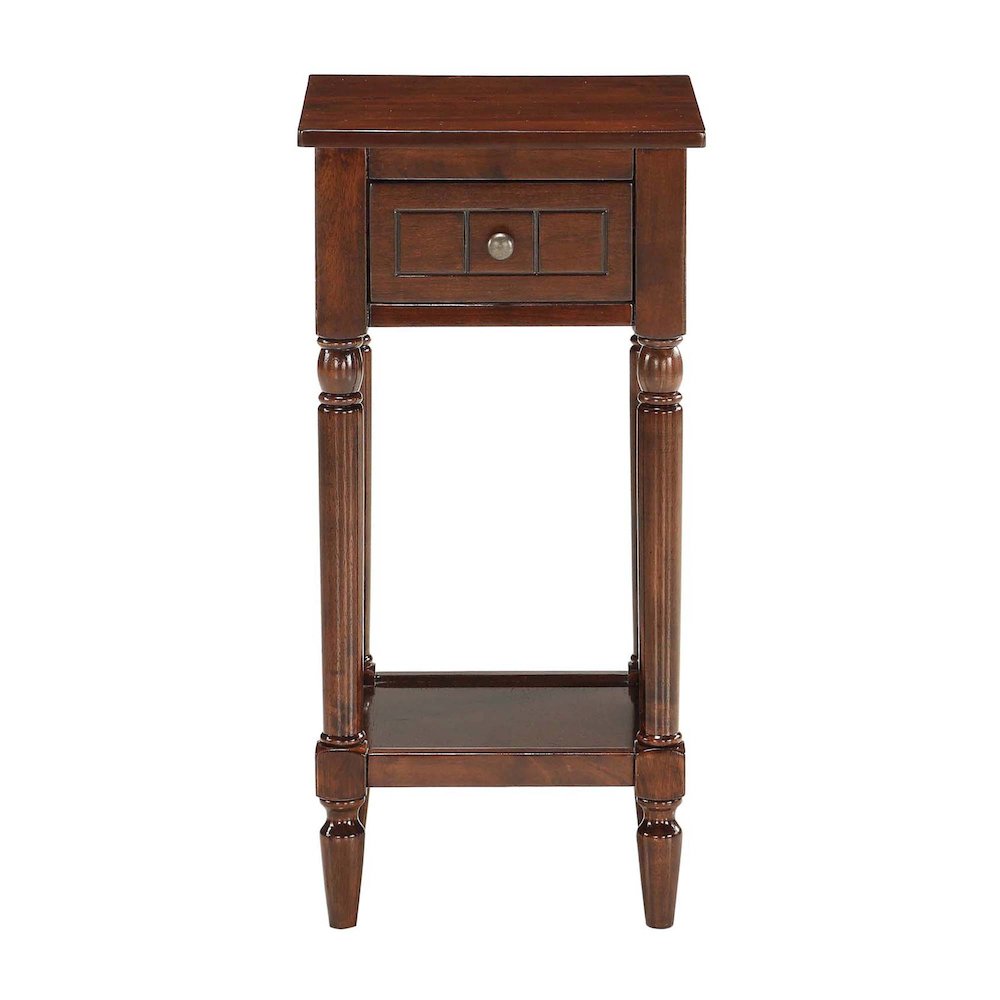 French Country Khloe 1 Drawer Accent Table with Shelf - Convenience Concepts