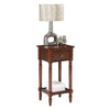 French Country Khloe 1 Drawer Accent Table with Shelf - Convenience Concepts