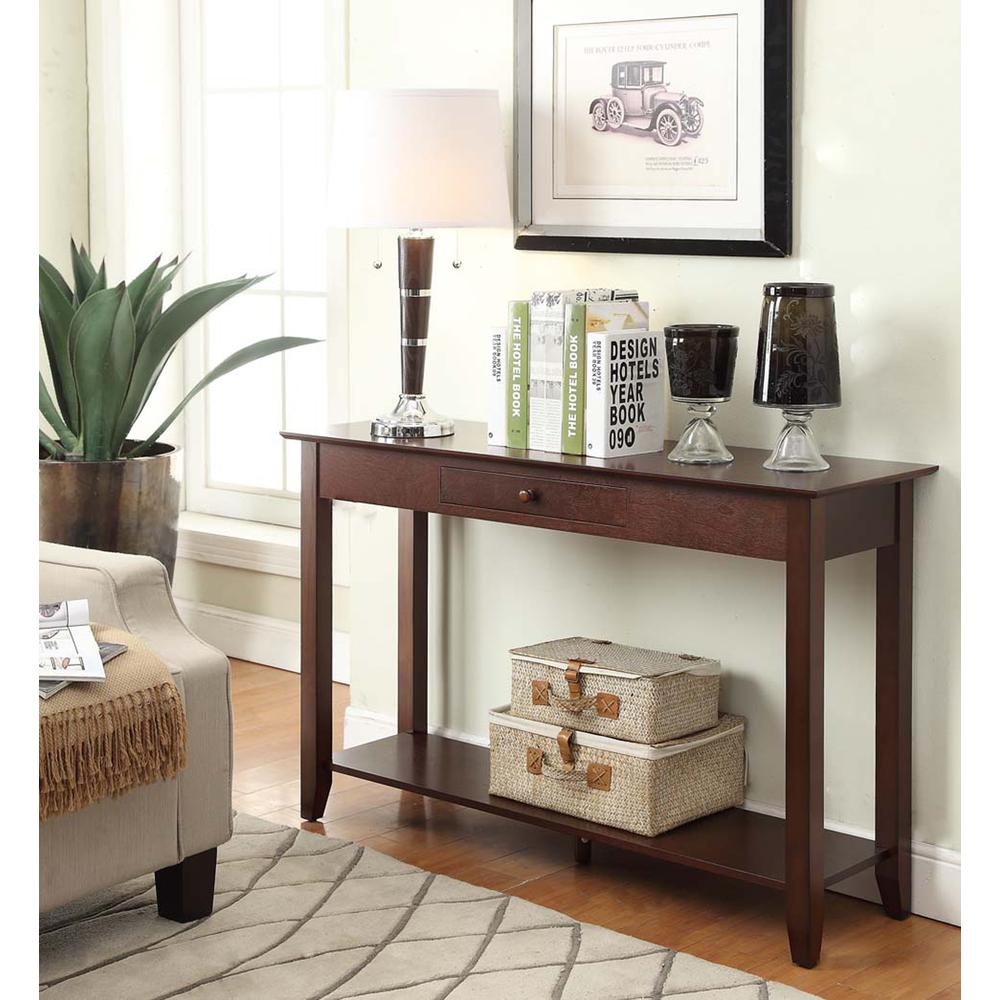 American Heritage Console Table with Drawer - Convience Concept, Inc.