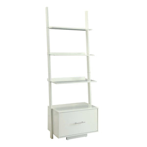 American Heritage Ladder Bookcase with File Drawer - Convience Concept, Inc.