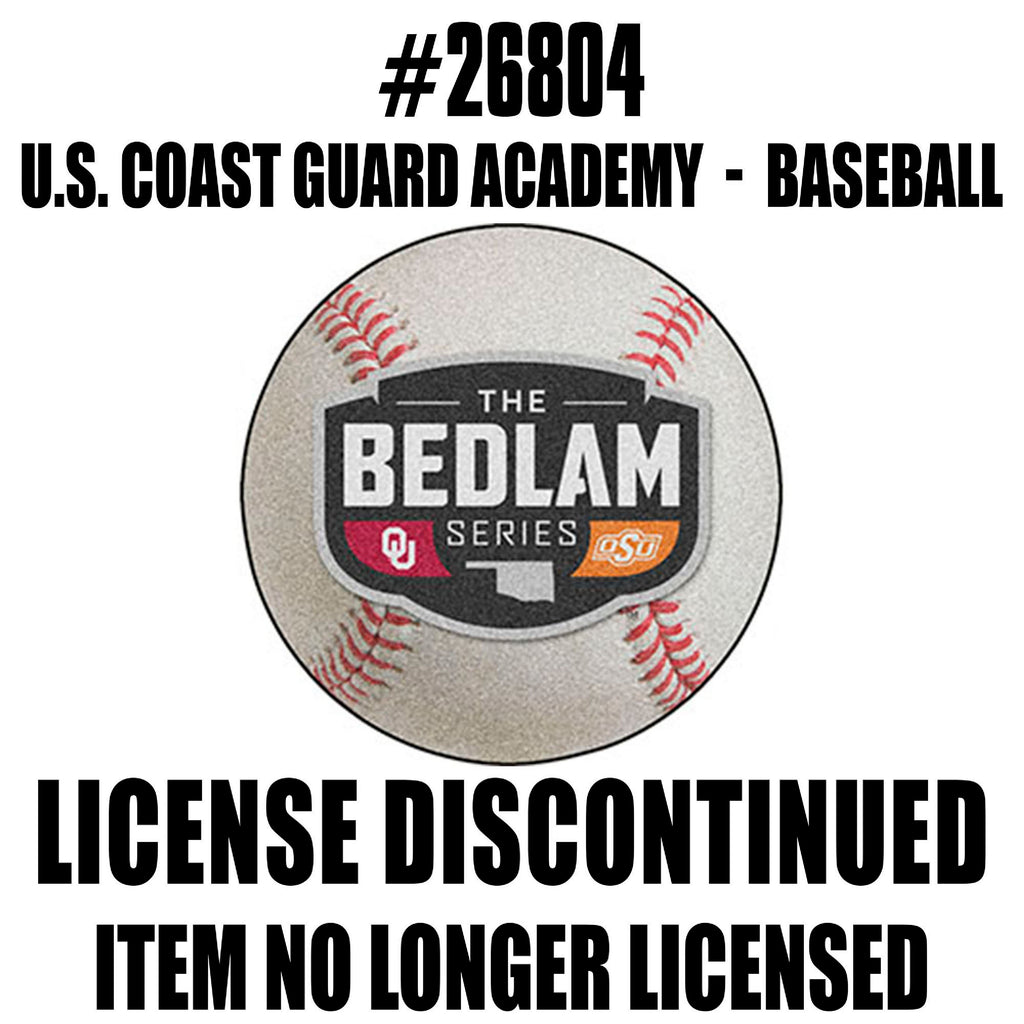 Fanmats - The Bedlam Series - Oklahoma / Oklahoma State Baseball Mat 27'' diameter
