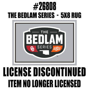 Fanmats - The Bedlam Series - Oklahoma / Oklahoma State 5x8 Rug 59.5''x88''