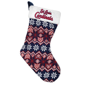 St. Louis Cardinals Knit Holiday Stocking - 2015 -