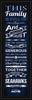 Seattle Seahawks Print 8x24 Family Cheer Style -