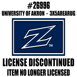 Fanmats - University of Akron 3x5 Rug 36''x 60''