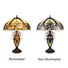 CHLOE Lighting LIAISON Victorian-Style Antique Dark Bronze 3 Light Double Lit Table Lamp 16'' Wide