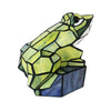 CHLOE Lighting NAVEEN Tiffany-Style Animal Stained Glass Accent Lamp 9.5'' Height