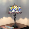 SOPHIA Wisteria 1 Light Antique Dark Bronze Accent Lamp 13'' Shade - CHLOE Lighting