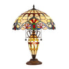 COOPER Tiffany-style 3 Light Victorian Double Lit Table Lamp 16'' Shade - CHLOE Lighting