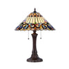 AMBROSE Tiffany-style 2 Light Victorian Table Lamp 16'' Shade - CHLOE Lighting