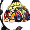 CHLOE Lighting SERENITY Victorian Tiffany-style Dark Bronze 1 Light Table Lamp 8 '' Wide