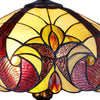 CHLOE Lighting ADIA Victorian Tiffany-Syle Dark Bronze 2 Light Table Lamp 16'' Wide