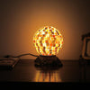 SHELLEY Mosaic 1 Light Dark Bronze Accent Lamp 8'' Wide - CHLOE Lighting