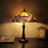 CAROLINE Victorian 2 Light Dark Bronze Table Lamp 16'' Wide - CHLOE Lighting