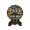 DEMOISELLE Tiffany-style 1 Light Dragonfly Accent Lamp 8'' Shade - CHLOE Lighting