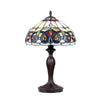 CHLOE Lighting SERENITY Tiffany-style Victorian Dark Bronze 1 Light Table Lamp 12'' Shade