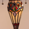 CHLOE Lighting SERENITY Victorian Tiffany-style Dark Bronze 3 Light Double Lit Table Lamp 16'' Wide