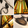 Innes Tiffany-Style 1-Light Mission Accent Table Lamp 6'' Shade - CHLOE Lighting