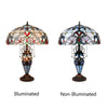 CHLOE Lighting GRENVILLE Victorian-Style Dark Bronze 3 Light Double Lit Table Lamp 18'' Wide