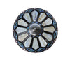 Sunny Tiffany-Style 3-Light Floral Double Lit Table Lamp 18'' Shade - CHLOE Lighting
