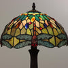 CHLOE Lighting EMPRESS Tiffany - style Dark Bronze 1 Light Table Lamp 12'' Shade