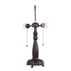 CHLOE Lighting EMPRESS Dragonfly Tiffany-style Dark Bronze 2 Light Table Lamp 16'' Wide