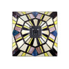 CHLOE Lighting VINCENT Tiffany-Style Blackish Bronze 3-Light Mission Double-Lit Table Lamp 16'' Shade