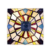 CHLOE Lighting VINCENT Tiffany-Style Blackish Bronze 2-Light Mission Table Lamp 16'' Shade