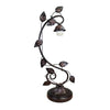 CHLOE Lighting SUNNIVA Dragonfly Tiffany-Style 1 Light Accent Table Lamp 8'' Wide
