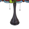 CHLOE Lighting HOWARD Tiffany-style 2 Light Table Lamp 16'' Shade