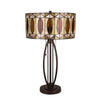 Gimm Geometric Style 2-Light Table Lamp 15'' Shade - CHLOE Lighting