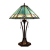 Hyland Geometric Style 2-Light Table Lamp 18'' Shade - CHLOE Lighting