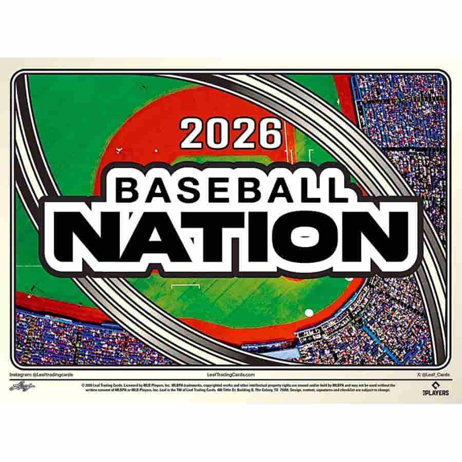Leaf Trading Cards -  Nation - 2026 Leaf Baseball Nation Jumbo Pre-Order